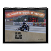 惑星の最も速いDragbike… スポンサー カレンダー (カバー)