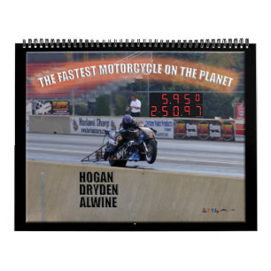 惑星の最も速いDragbike… スポンサー カレンダー