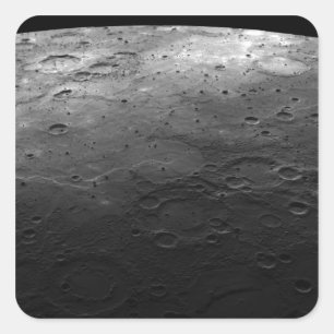 惑星の水星の大きい噴火口 スクエアシール