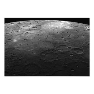 惑星の水星の大きい噴火口 フォトプリント