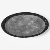 惑星の水星の星の背景(太陽系)の~ ペーパープレート (アングル)