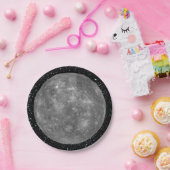 惑星の水星の星の背景(太陽系)の~ ペーパープレート (パーティー)