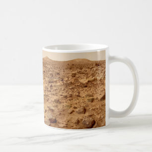 惑星の火星の岩が多い表面 コーヒーマグカップ