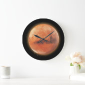 惑星の火星及び星明かりの空の天文学の柱時計 ラージ壁時計 (ホーム)