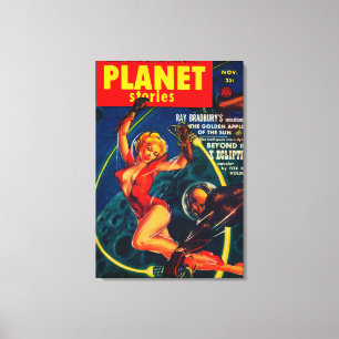 惑星の物語の雑誌カバー2 キャンバスプリント