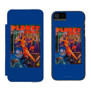 惑星の物語の雑誌カバー3 iPhone SE/5/5sウォレットケース