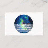 惑星の芸術の名刺 名刺 (裏面)