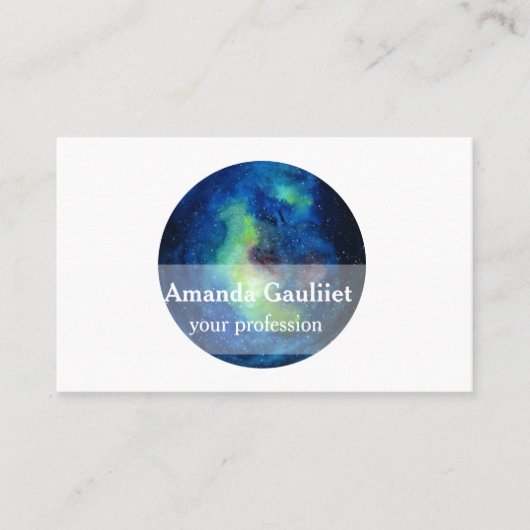 惑星の芸術の名刺 名刺 (正面)
