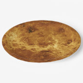 惑星の金星の天文学の使い捨て可能な紙皿 ペーパープレート (アングル)