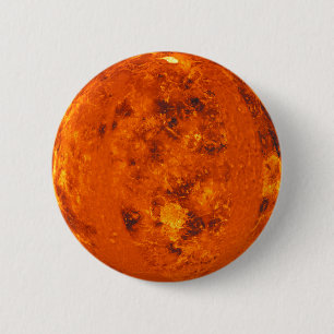 惑星の金星(太陽系)の~ 缶バッジ