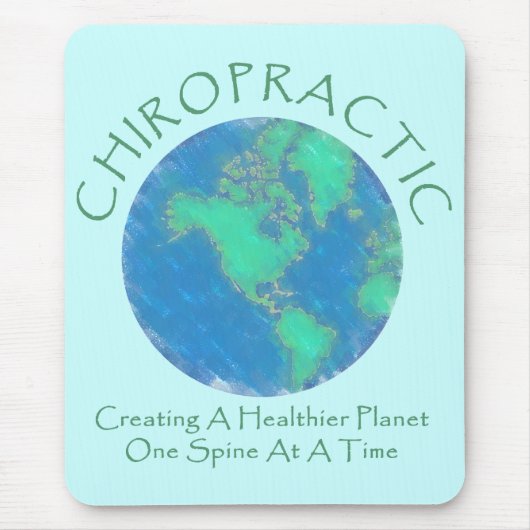 惑星のChiroのより健康なマウスパッド マウスパッド (正面)