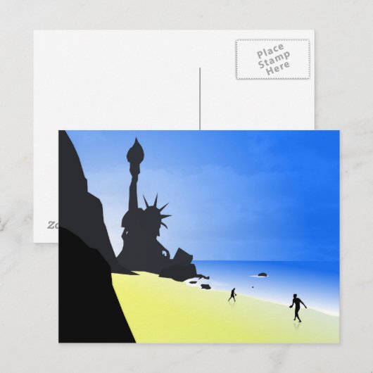 惑星はがき ポストカード (正面/裏面)