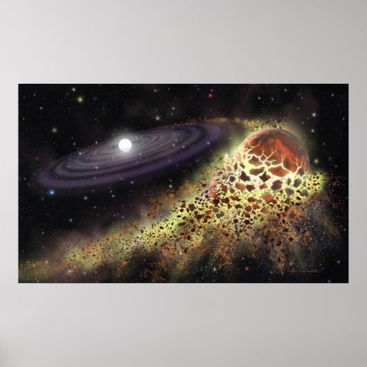 惑星をシュレッダーで殺した白色矮星 ポスター (正面)
