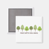 惑星を保存プリント再び地球を作クール成 マグネット (正面/裏面)