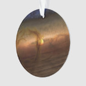 惑星を形成する材料の円盤は星を回る。 オーナメント (正面)