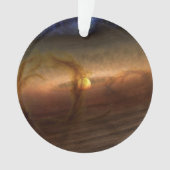 惑星を形成する材料の円盤は星を回る。 オーナメント (正面)
