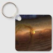 惑星を形成する材料の円盤は星を回る。 キーホルダー (正面)