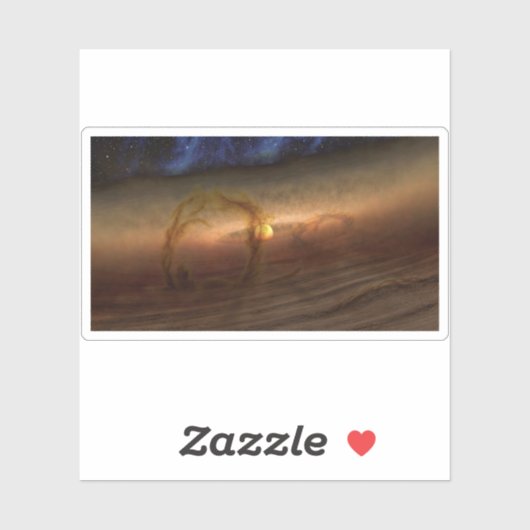 惑星を形成する材料の円盤は星を回る。 シール (シート)