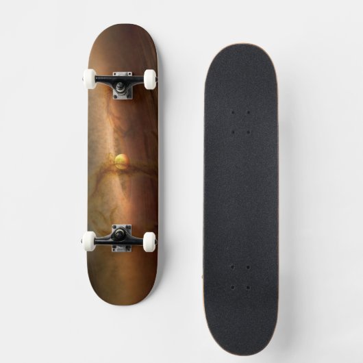 惑星を形成する材料の円盤は星を回る。 スケートボード (正面)