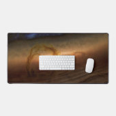 惑星を形成する材料の円盤は星を回る。 デスクマット (キーボード&マウス)