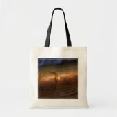 惑星を形成する材料の円盤は星を回る。 トートバッグ (正面)