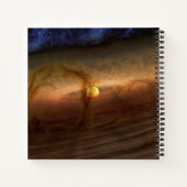 惑星を形成する材料の円盤は星を回る。 ノートブック (裏面)