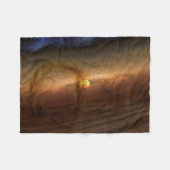 惑星を形成する材料の円盤は星を回る。 フリースブランケット (正面(横))