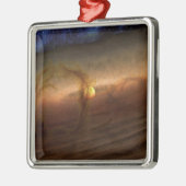 惑星を形成する材料の円盤は星を回る。 メタルオーナメント (左)