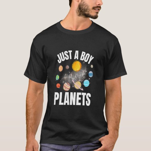 惑星を愛する少年宇宙科学キッド・ビル Tシャツ (正面)