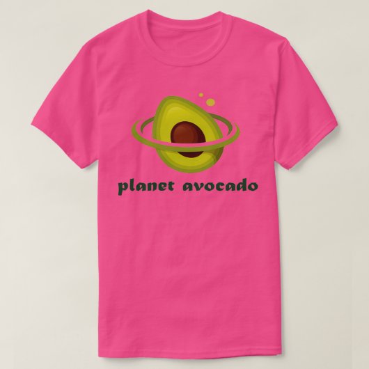 惑星アボカド Tシャツ (デザイン正面)