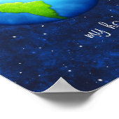 惑星アースオン宇宙ポスター ポスター (角)