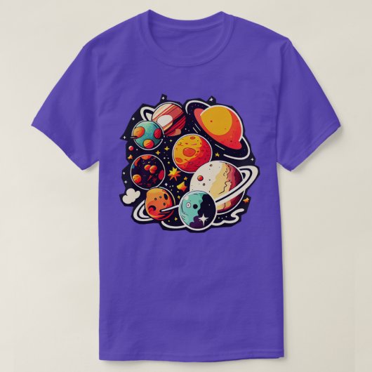 惑星アートコスモス Tシャツ (デザイン正面)