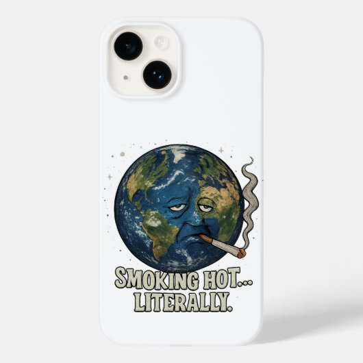 惑星エネルギーを燃え尽くす Case-Mate iPhoneケース (裏面)