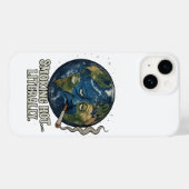 惑星エネルギーを燃え尽くす Case-Mate iPhoneケース (裏面 (横))