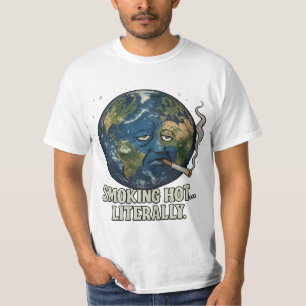 惑星エネルギーを燃え尽くす Tシャツ