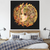 惑星オーガニック キャンバスプリント (インサイチュ (寝室))