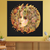 惑星オーガニック キャンバスプリント (インサイチュ (リビング))