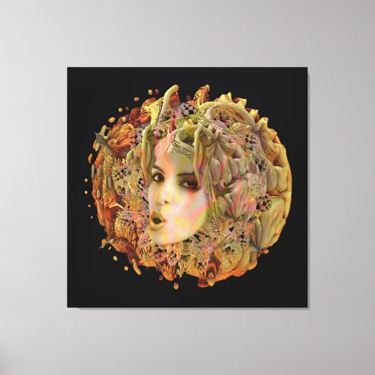 惑星オーガニック キャンバスプリント (正面)