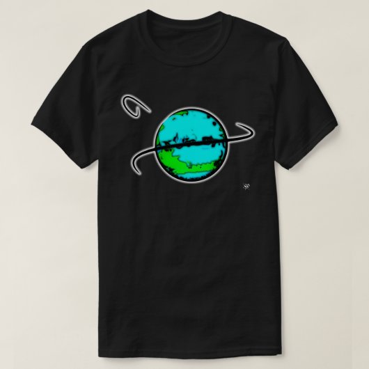 惑星カラフルの記号 Tシャツ (デザイン正面)