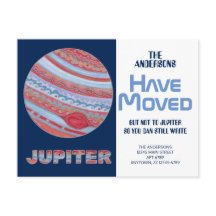 惑星カラフル木星おもしろいが新しい住所を移動