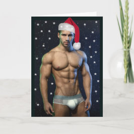 惑星クリスマスバフサンタで最もホットなハンクス カード