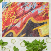 惑星グラフィティ キッチンタオル (折り畳み)