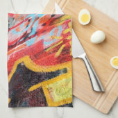 惑星グラフィティ キッチンタオル (四つ折り)