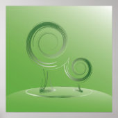 惑星グリーン ポスター (正面)