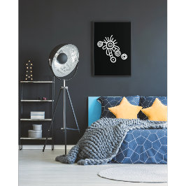 惑星コンステレーション：石油記号アート ポスター