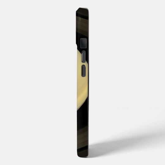 惑星サターンとその主要なリングや輪のモザイク。 Case-Mate iPhoneケース (裏面 / 左)