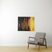 惑星サターンのタイタン最大の月 タペストリー (インサイチュ(横))