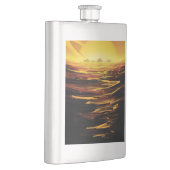 惑星サターンのタイタン最大の月 フラスク (右)