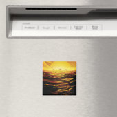 惑星サターンのタイタン最大の月 マグネット (インサイチュ (食洗機))