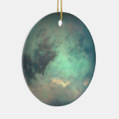 惑星サターンのムーンタイタン セラミックオーナメント (右)